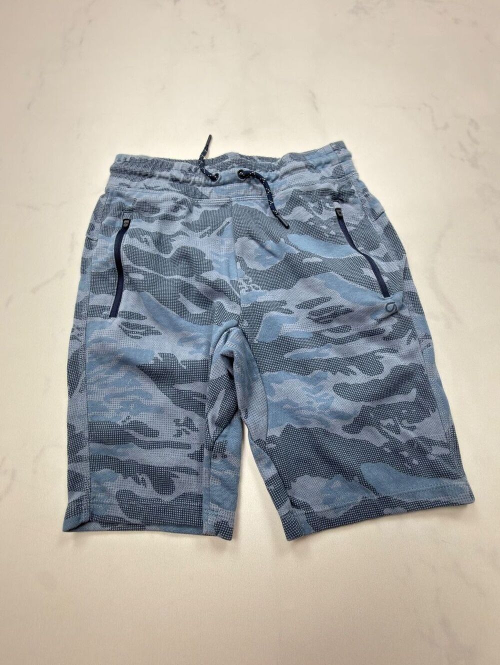 Gap Fit Camouflage Tech Shorts Blue Gray 2000s Sporty - Boys XL Husky